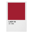 Suche nach lady in red poster Rot