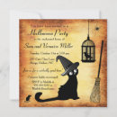 Suche nach der hut der hexe einladungen Katze