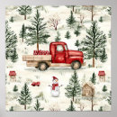Suche nach roter lastwagen poster Winter