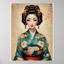 Suche nach geisha kimono poster Retro