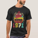 Suche nach november geburtstag tshirts 1971