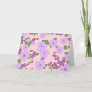 Suche nach violette blumen karten Boho