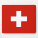 Suche nach schweizer flagge mousepads Weiß