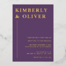 Suche nach purple wedding einladungen Simple