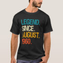Suche nach legende seit 1960 tshirts August