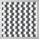 Suche nach optische täuschungen poster Monochrom