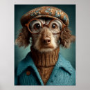 Suche nach hund poster Illustration