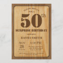 Suche nach rustikaler 50 geburtstag einladungen Rustikales holz