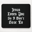 Suche nach jesus lieben sie mousepads Lustig