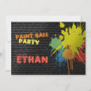Suche nach paintballs einladungen Für kinder