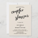 Suche nach couples shower baby einladungen Typografie