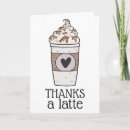 Suche nach latte karten Dank einer latte