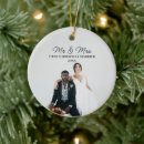Suche nach mr and mrs ornamente First christmas married