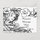 Suche nach schwarzes haar postkarten Blume