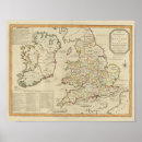 Suche nach irland karte poster Historisch