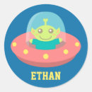 Suche nach weltraum party aufkleber Außerirdischen