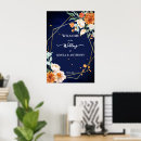 Suche nach orange blumen andere Marineblau