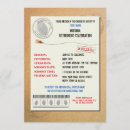 Suche nach geheimer agent einladungen Eintritt in den ruhestand