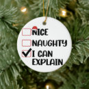Suche nach weihnachtsliste ornamente Lustig