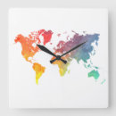 Suche nach karte der welt wanduhren Atlas