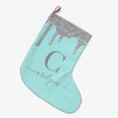 Suche nach türkis weihnachts strümpfe Monogramm