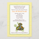 Suche nach schildkröten einladungen Babydusche