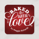 Suche nach backen mit liebe visitenkarten Café