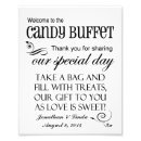 Suche nach buffet poster Bonbonzeichen