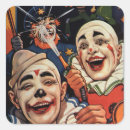 Suche nach vintager zirkus aufkleber Clowns