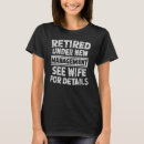 Suche nach ruhestand tshirts Humor