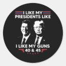 Suche nach waffen aufkleber Präsident