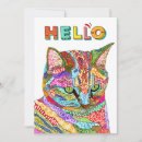 Suche nach bunte katze karten Katzenliebhaber