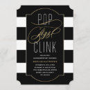 Suche nach pop fizz clink party einladung einladungen Schwarz
