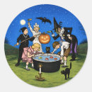 Suche nach vintage halloween aufkleber Schwarze katze