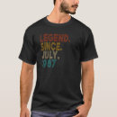 Suche nach legende seit 1987 tshirts Jahre