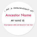 Suche nach genealogie aufkleber Vorfahren