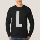 Suche nach buchstabe l tshirts Initial