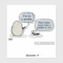 Suche nach kartoffel aufkleber Spaß