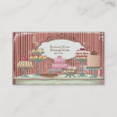 Suche nach süßes gebäck visitenkarten Vintag