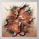 Suche nach brick wall poster Abstrakt