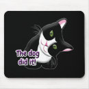 Suche nach hunde und katzen mousepads Schwarzkatze