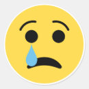 Suche nach trauriges gesicht aufkleber Schreien