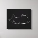 Suche nach die schwarze katze leinwandbilder Silhouette