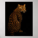 Suche nach schwarzer leopard poster Leoparden wandkunst