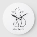 Suche nach katze wanduhren Elegant