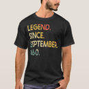 Suche nach legende seit 1960 tshirts September