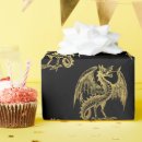 Suche nach schwarzer drache geschenkpapier Muster