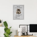 Suche nach waschbär poster Geist