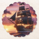 Suche nach piratenschiff untersetzer Ozean