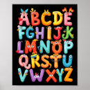 Suche nach alphabet für kinder poster Schulbedarf